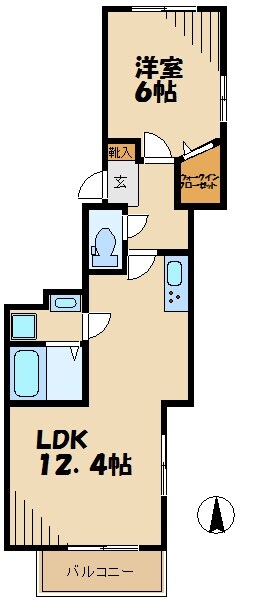 メゾンドイロンデルの物件間取画像