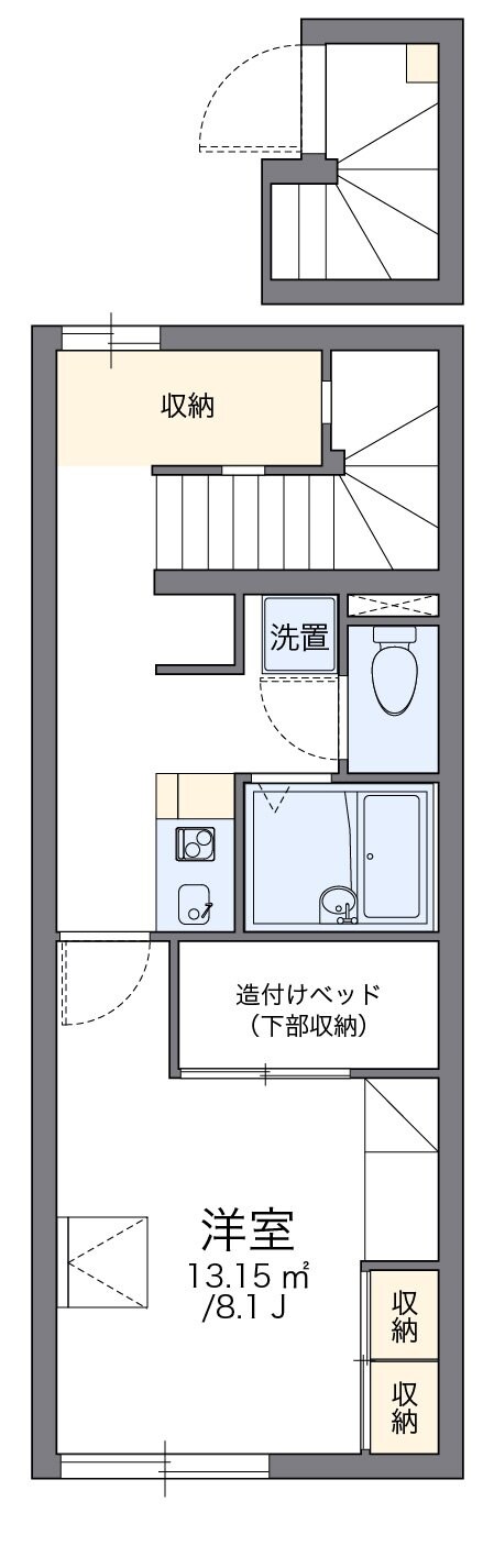 レオパレスプロテクシオンの物件間取画像