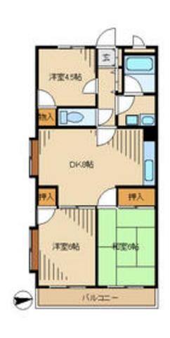 リーゼンハイムの物件間取画像