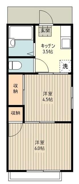 ラコリーヌベルトの物件間取画像