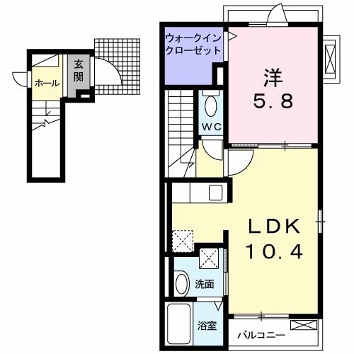 ガーデンヒルズ　シロエの物件間取画像