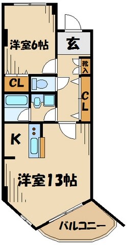 ロジェ芦花の物件間取画像