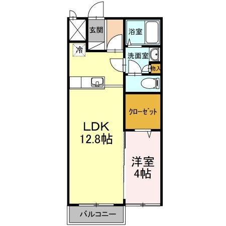 ヴェルドミールの物件間取画像