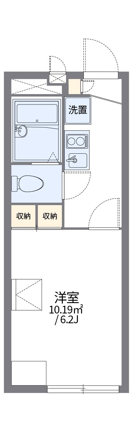 レオパレスＫＩＴＥ　ＮＥＳＴの物件間取画像