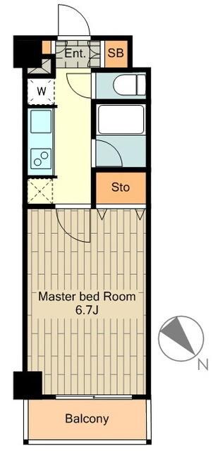 AZEST立川の物件間取画像