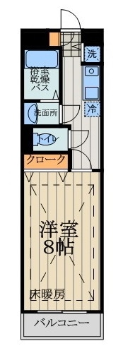 ベルドミール武蔵野の物件間取画像