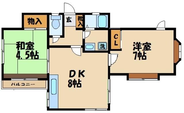 プチハウスＫの物件間取画像