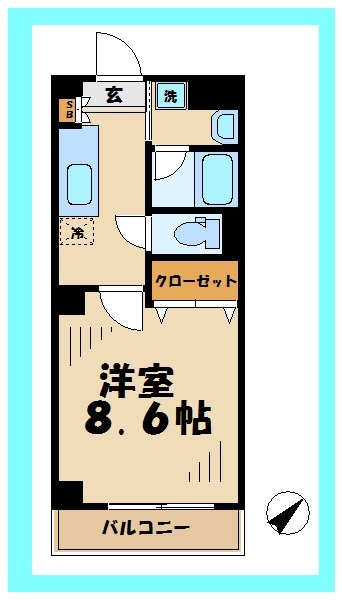 ＫＩＤマンション（ケーアイディーマンション）の物件間取画像