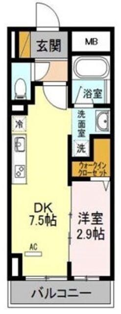 セントオハナ立川の物件間取画像