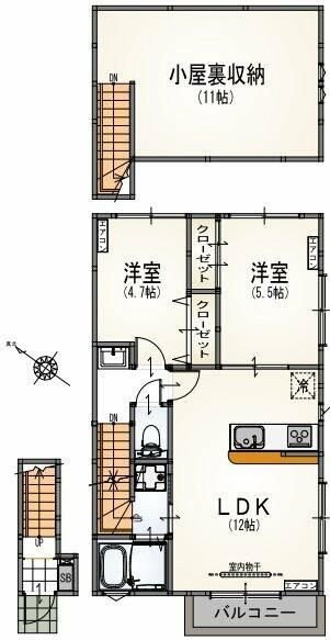 アルマコート千歳烏山の物件間取画像