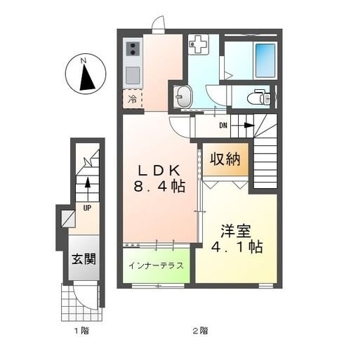 ネオスプリングの物件間取画像