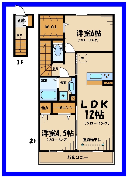 リバーサイドガーデンの物件間取画像