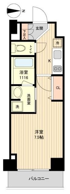 アーデンコートつつじヶ丘の物件間取画像