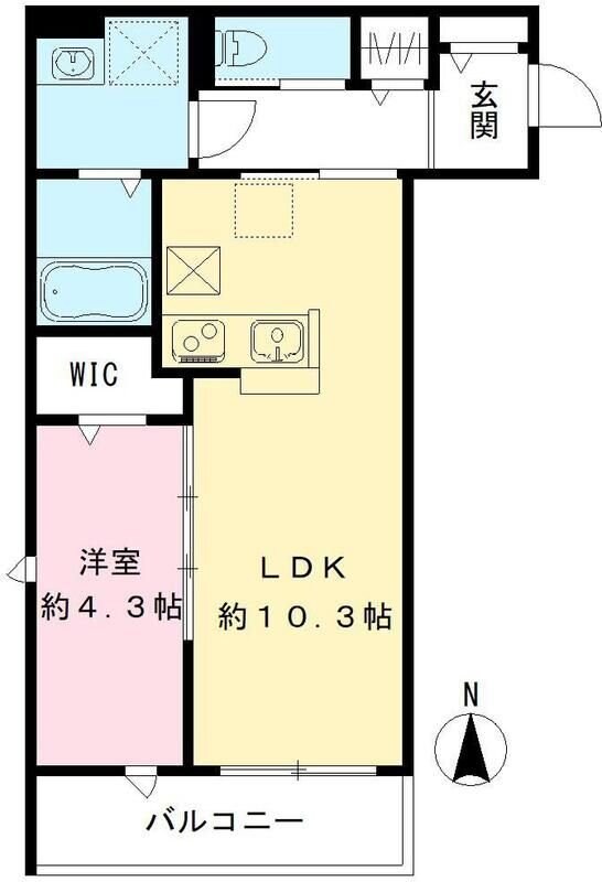 コンチェルト上祖師谷の物件間取画像