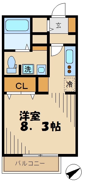 ウェルコートの物件間取画像