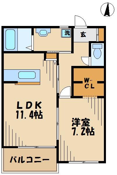 プランドールの物件間取画像