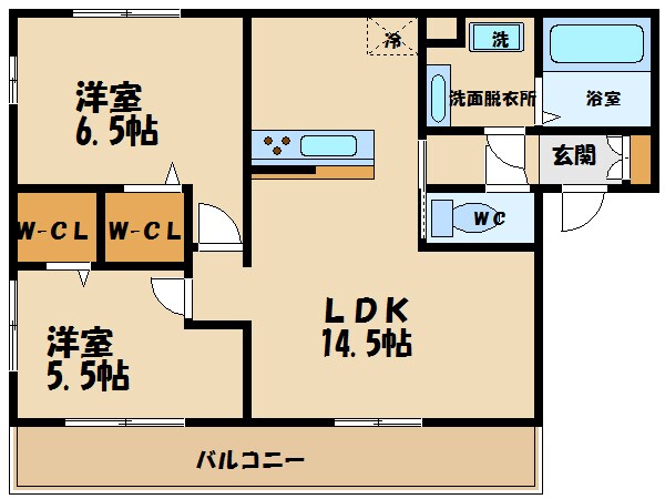 セレニティーステージの物件間取画像