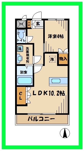 シュクルの物件間取画像