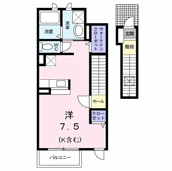 コモド・アロッジオの物件間取画像