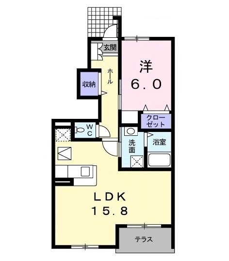 グレイス・パークＡの物件間取画像