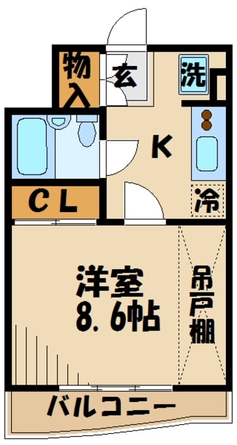 Ｔ’ｓｇａｒｄｅｎ稲城の物件間取画像