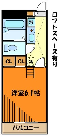 レオパレスメイフラワーの物件間取画像