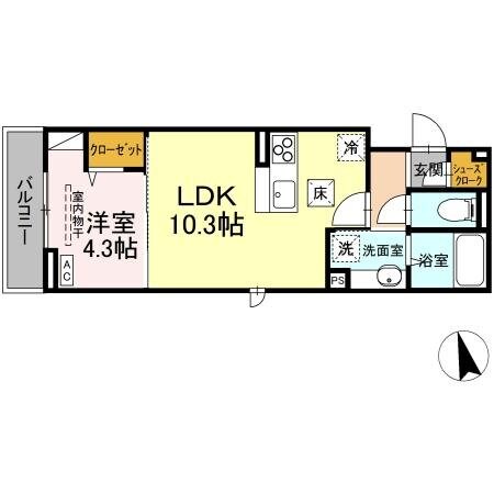 仮)D-ROOM立川市羽衣町1丁目PJの物件間取画像