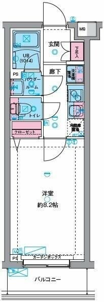 ＧＥＮＯＶＩＡ西八王子の物件間取画像