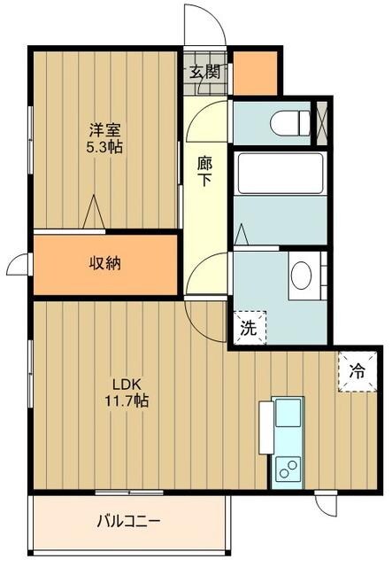 アルジェント・ステラＢ棟の物件間取画像