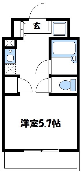 ウインドベル学生マンションの物件間取画像