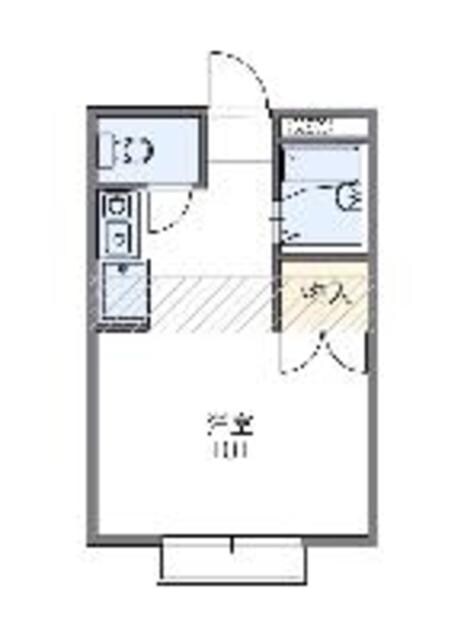 レオパレスラフィネの物件間取画像