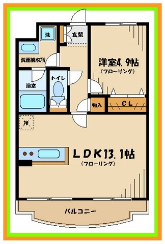 メゾン南多摩の物件間取画像