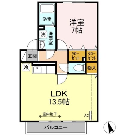 アミティエの物件間取画像