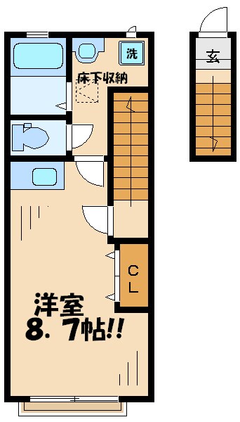 パラッツォ聖蹟の物件間取画像