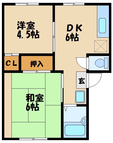 ホワイトポピンズの物件間取画像