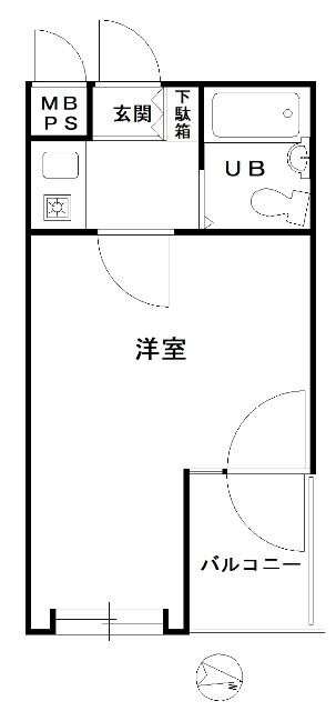 セントヒルズ国立の物件間取画像