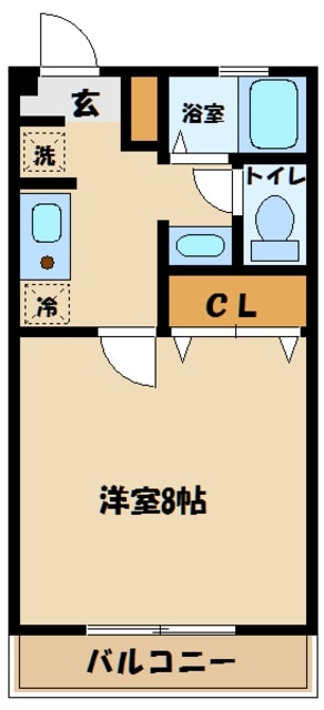 ロックコートの物件間取画像