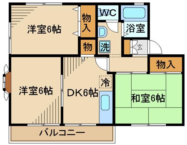 エアフォルクＫの物件間取画像