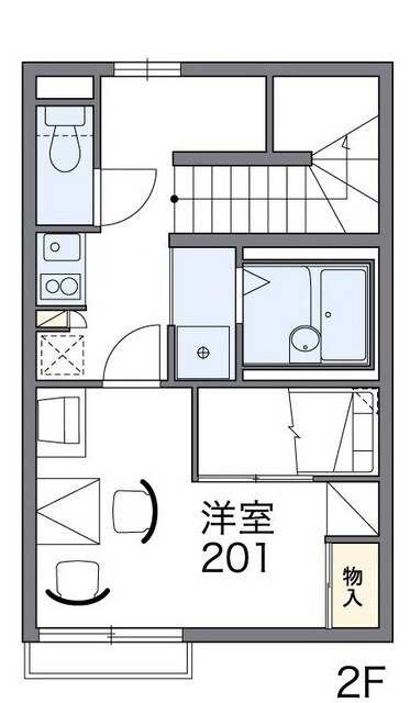 レオパレスシルフィの物件間取画像