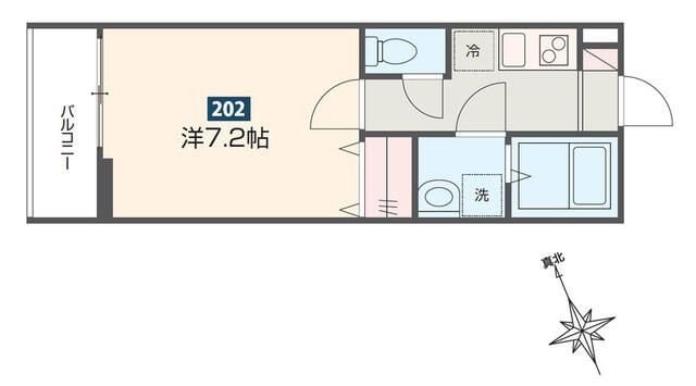 ＭＥＬＤＩＡ是政の物件間取画像