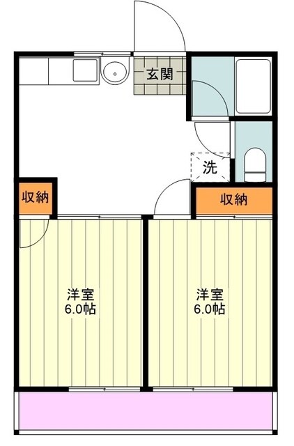 シティハイム寿の物件間取画像