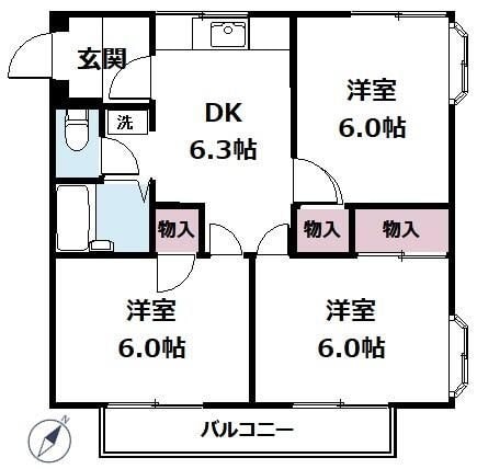 グランフォーレ多摩センターの物件間取画像