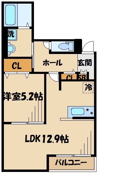 ナチュラルハウス落合の物件間取画像