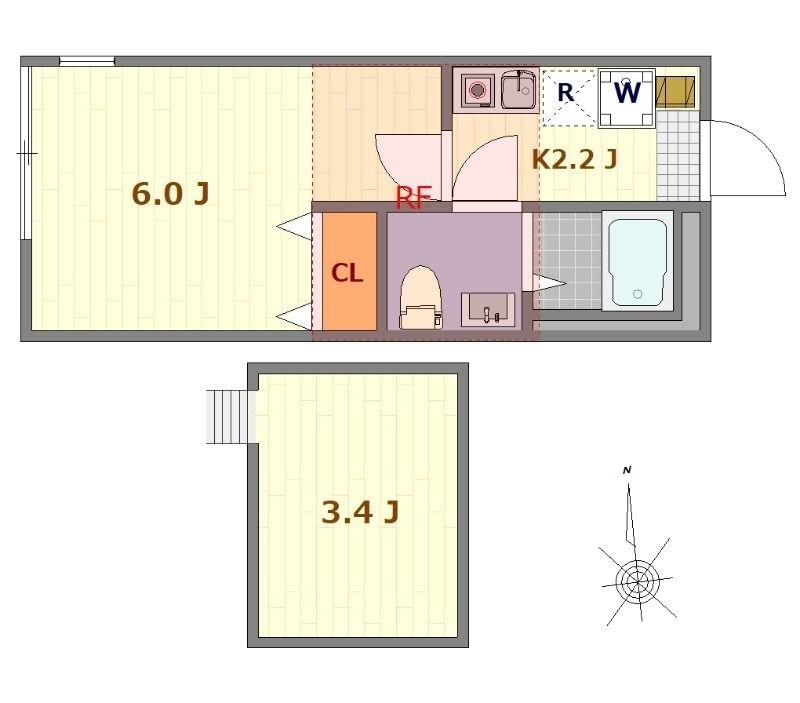 (仮称)稲田堤菅城下APの物件間取画像