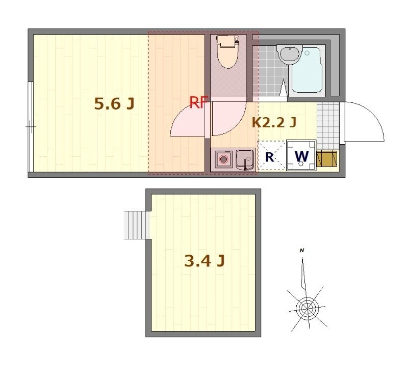 (仮称)稲田堤菅城下APの物件間取画像