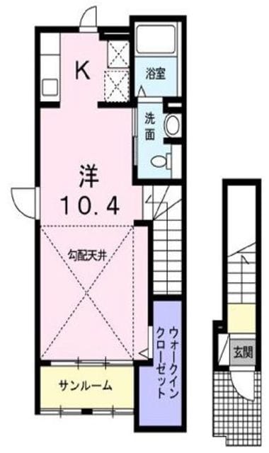 Ｓｕｇａｒ　ＴｏｗｎIIの物件間取画像