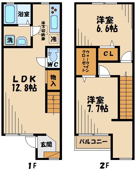 グレイスコートの物件間取画像