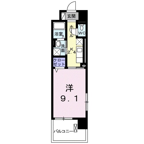 コートポワール国立の物件間取画像