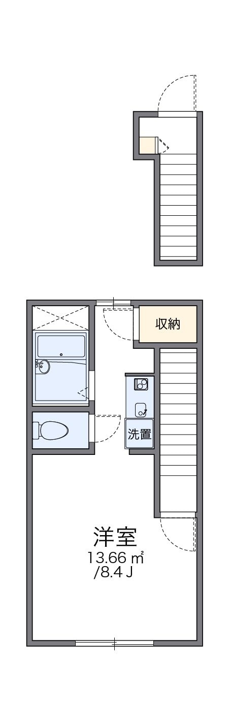 レオパレスＶｏｙａｇｅの物件間取画像