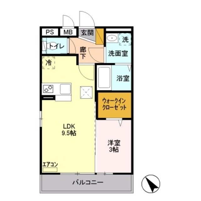 エスパシオの物件間取画像